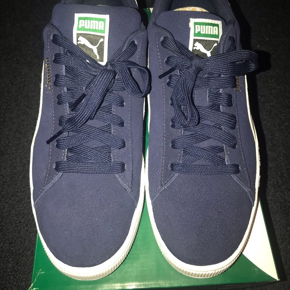 Suede Classic+ peacoat-white Puma Size 12 Shoes